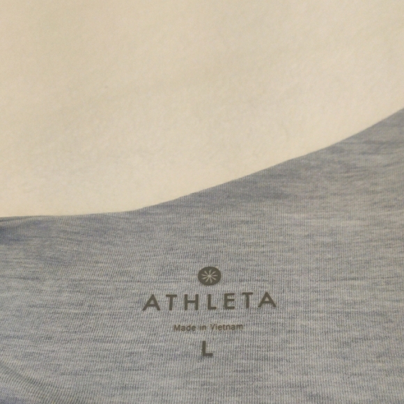 Athleta. Women's Light Gray Top - Picture 5 of 9